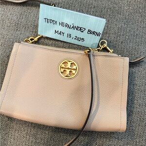 Tory Burch Tan Leather Crossbody Bag - Carson Crossbody